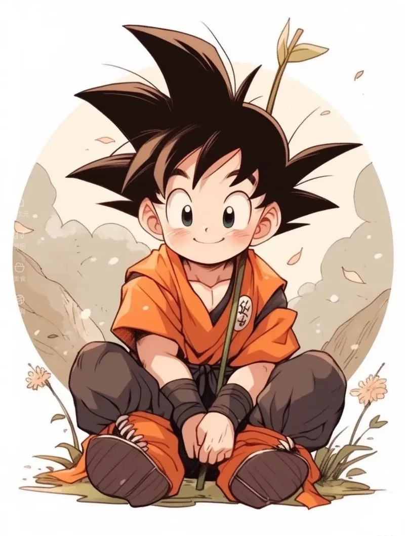 Bộ ảnh cute goku chibi hot trend năm nay