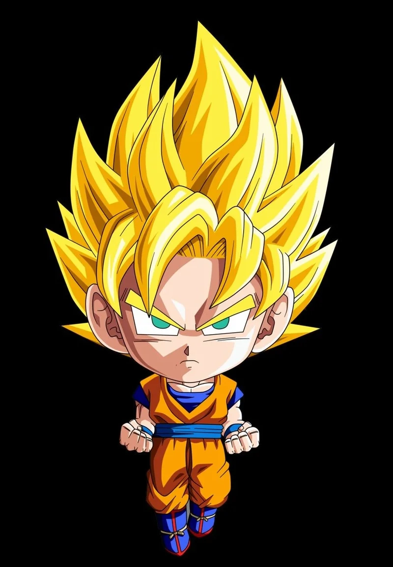 Trọn bộ goku chibi 3d siêu sinh động