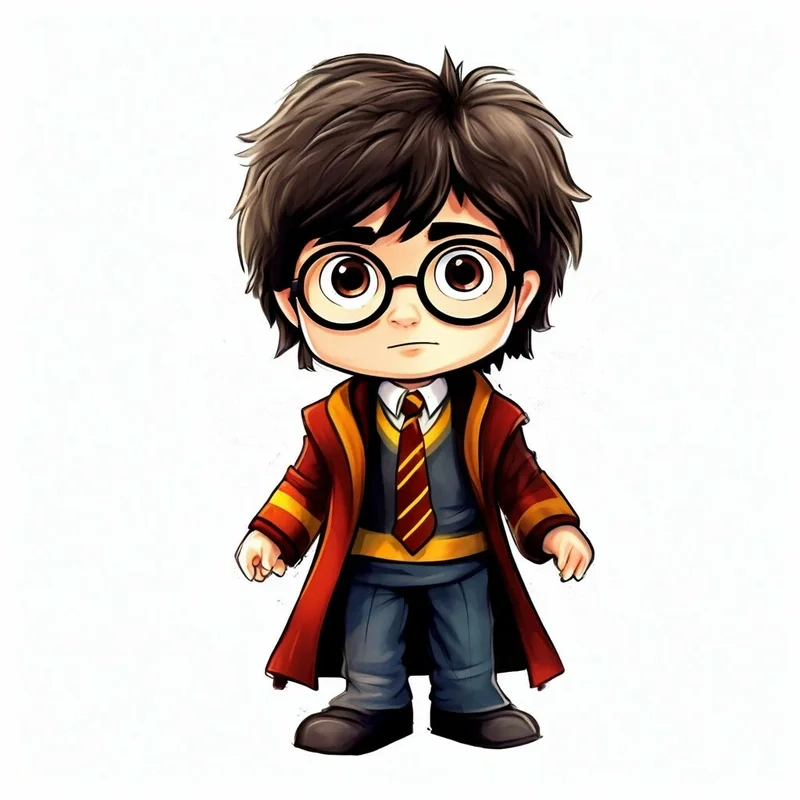 Ngắm nhìn Harry bé bỏng siêu ngầu trong harry chibi