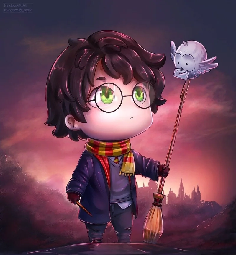 Kho ảnh PNG không thể thiếu harry potter chibi characters png