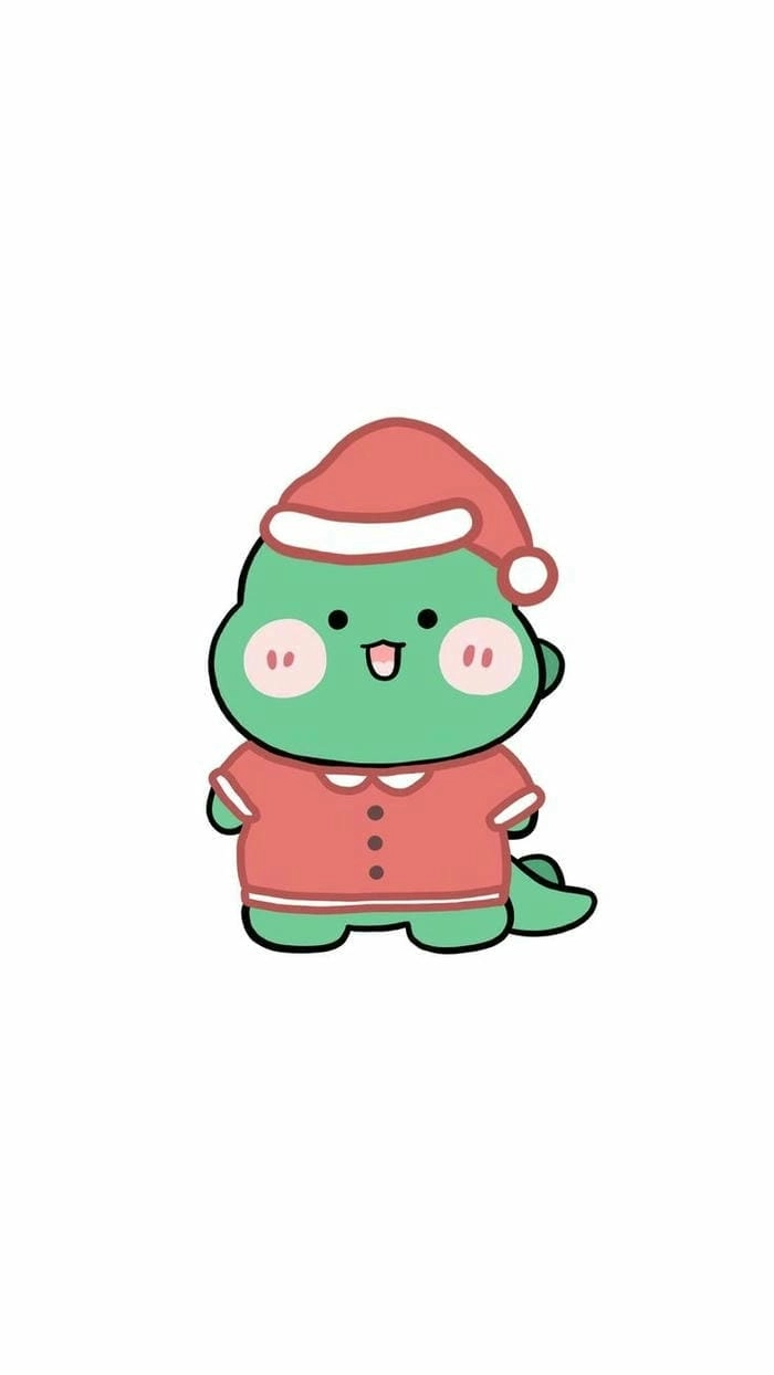 Màn hình thêm sinh động với hình nền khủng long chibi