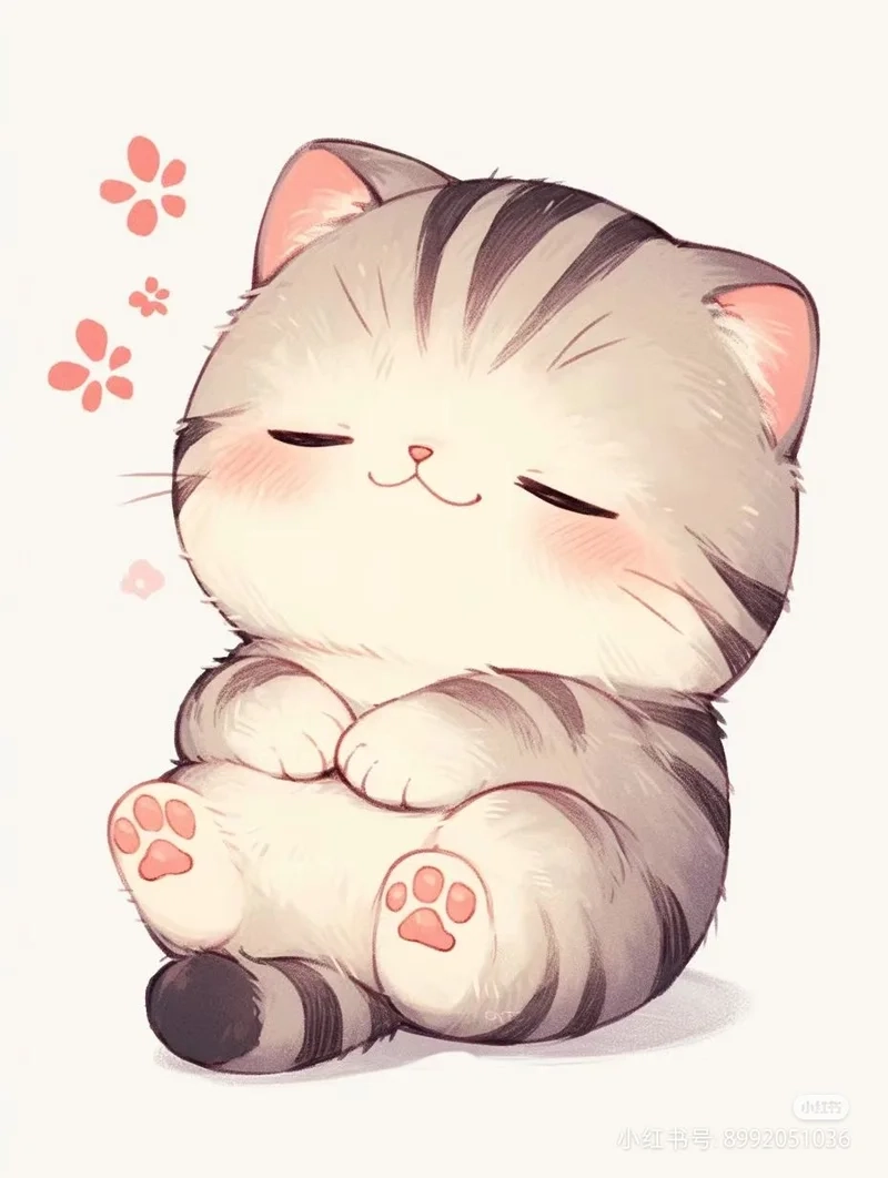 Ngắm nhìn bộ sưu tập mèo chibi siêu dễ thương