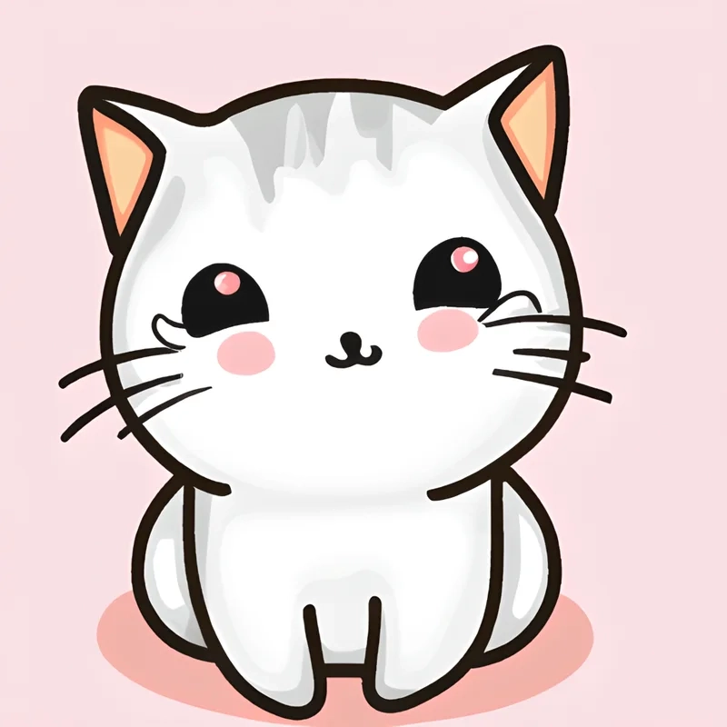 Tổng hợp hình ảnh mèo chibi dễ thương khiến tim tan chảy