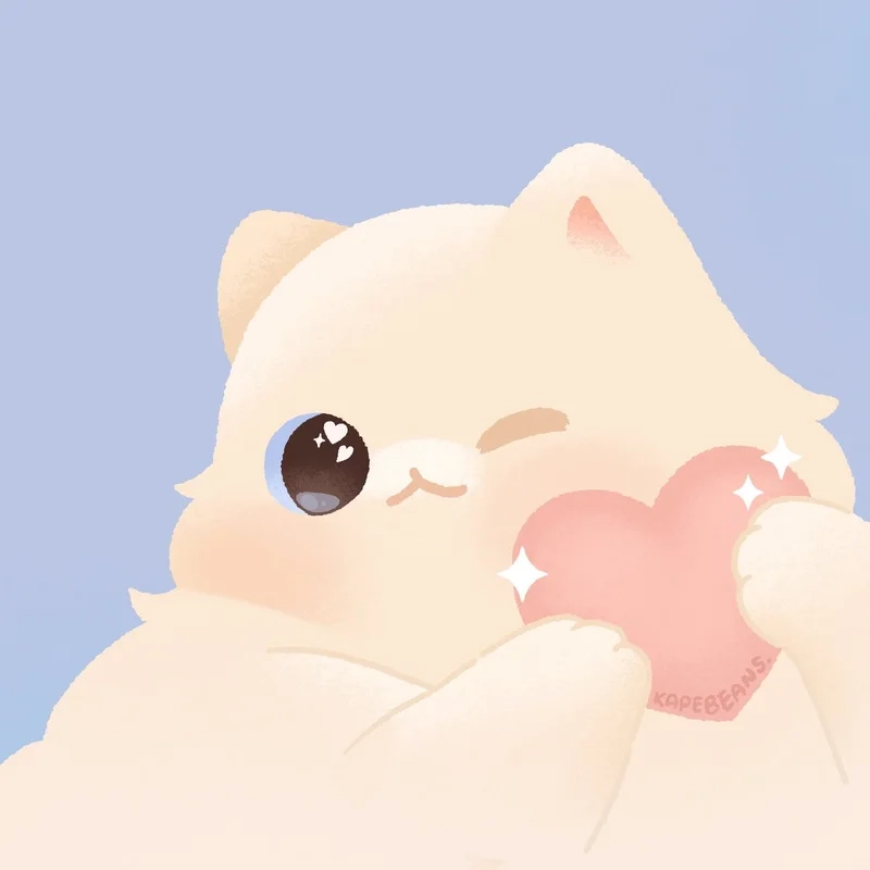 Không thể rời mắt trước chibi mèo cute siêu cấp đáng yêu