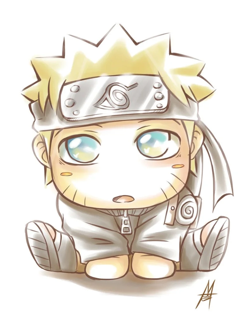 Mỗi góc độ đều đáng yêu với naruto chibi cute