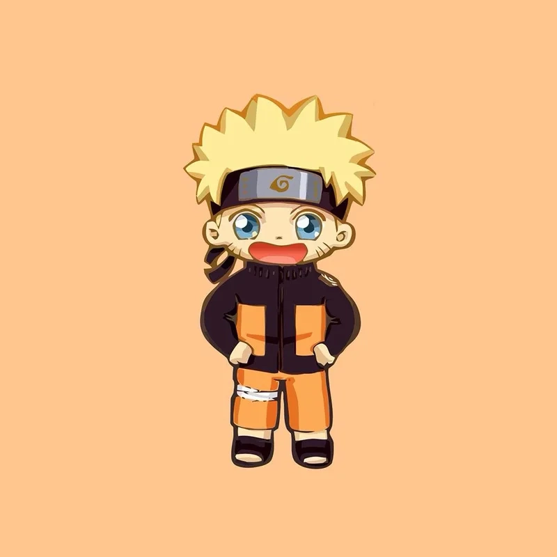 Cửu Vĩ phiên bản chibi dễ thương trong ảnh naruto chibi cửu vĩ