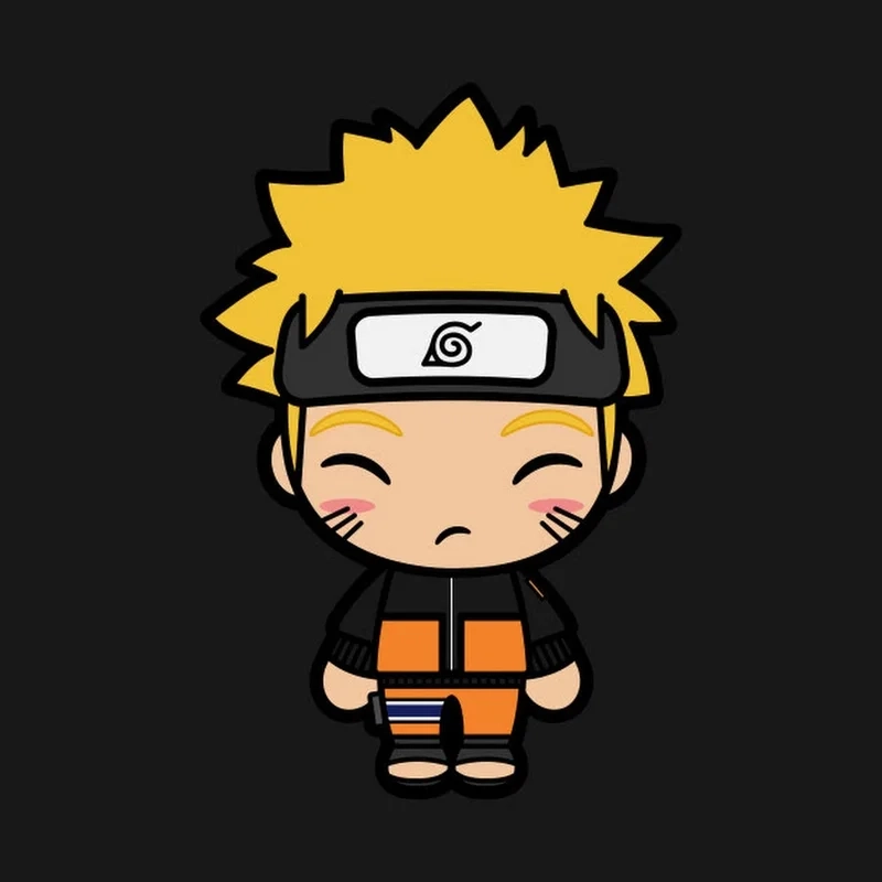 Phiên bản mạnh mẽ nhất chính là vẽ naruto cửu vĩ chibi