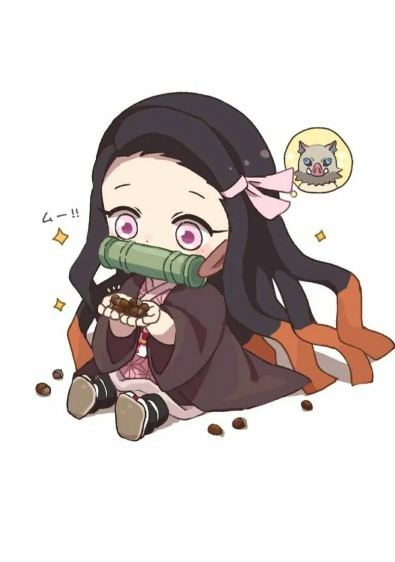 Lưu ngay bộ hình ảnh nezuko chibi cực dễ thương