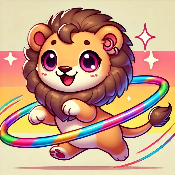 Hình ảnh cực dễ thương về hình sư tử chibi dành cho fan