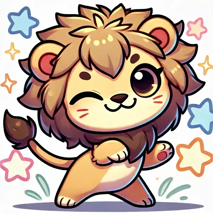 Tạo nên phiên bản thú nhỏ dễ thương với cách vẽ con sư tử chibi