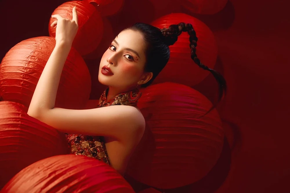 Khoảnh khắc hậu trường của Thiên An Instagram