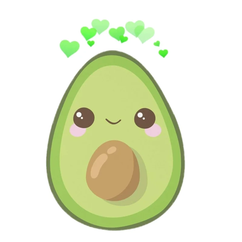 Không gì dễ thương hơn quả bơ cute cực ngọt ngào