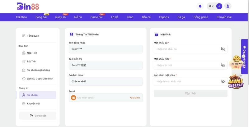 Cuộc Trò Chuyện Bất Ngờ Lúc Nửa Đêm Về Sáng Với CSKH Bin88