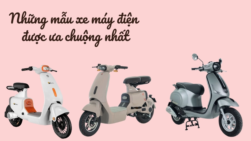 Mẫu xe máy điện thiết kế thể thao cho nam sinh