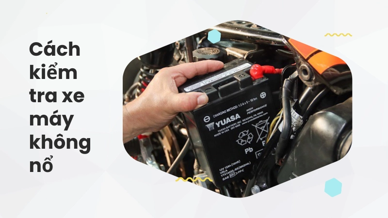 Cách đo điện áp bình ắc quy khi xe máy không nổ do hết điện