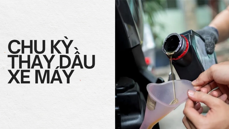 Bao lâu nên thay dầu xe máy một lần là hợp lý