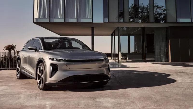 Thiết kế Lucid Gravity ngoại thất sang trọng thể thao