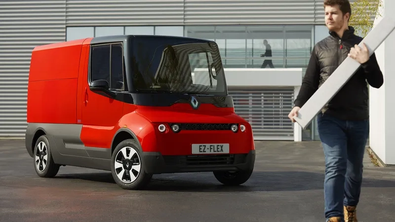 Renault flexevan xe thương mại điện tối ưu cho logistics hiện đại
