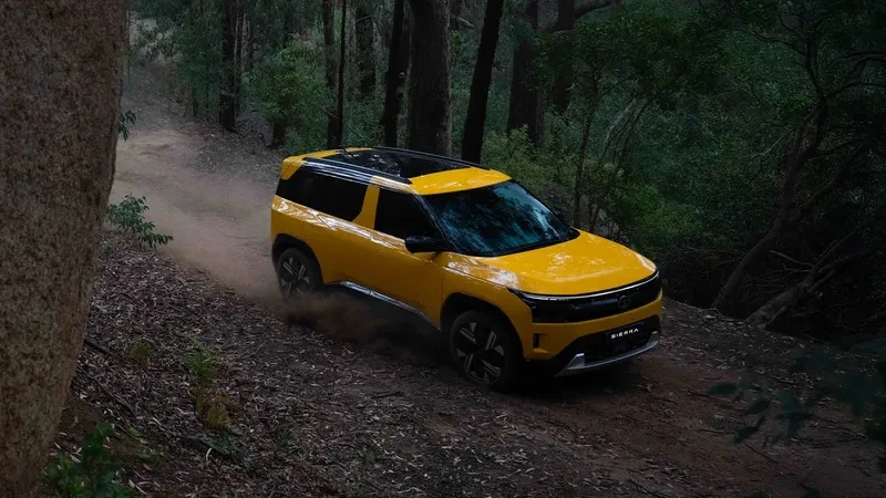 Nội thất Tata Sierra EV rộng rãi tiện nghi cao