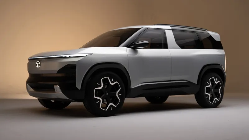 Hình ảnh thực tế Tata Sierra EV thu hút ánh nhìn