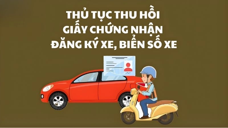Hoàn tất nhận đăng ký và bấm biển số mới