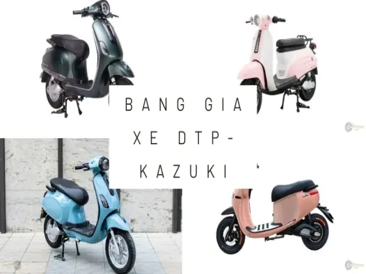 Bảng giá xe điện DTP Kazuki tháng 10/2024: Cập nhật bảng giá mới