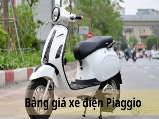 Cập nhật bảng giá xe máy điện Piaggio tháng 10/2024 mới nhất