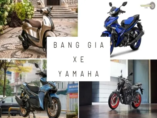 Bảng giá xe Yamaha tháng 10/2024: Cập nhật bảng giá mới nhất