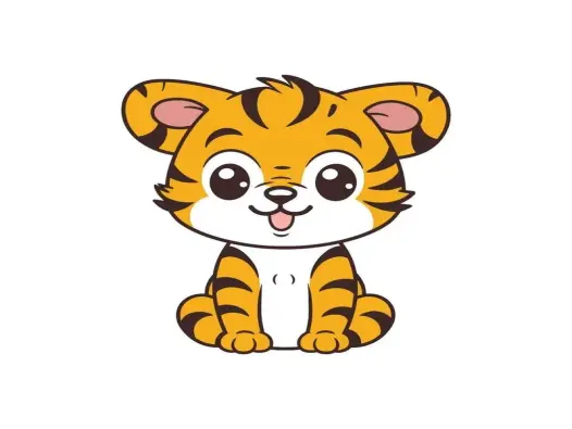 Khám phá hổ chibi phong cách hoạt hình siêu ngộ nghĩnh