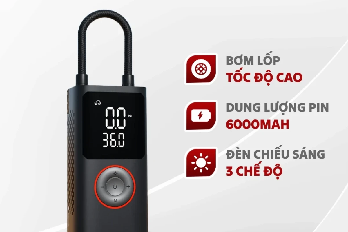 Bơm lốp ô tô loại nào tốt nhất 2026: Hướng dẫn chọn mua chi tiết