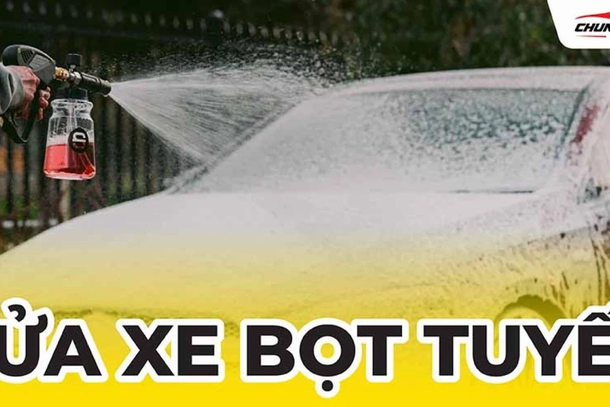 Khám phá dịch vụ rửa xe bọt tuyết chuyên nghiệp tại Tearu và Chungauto năm 2026