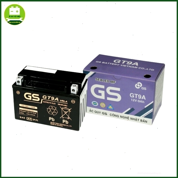 Ắc quy GS GT9A dung lượng 12V-7Ah cho xe mô tô phân khối lớn
