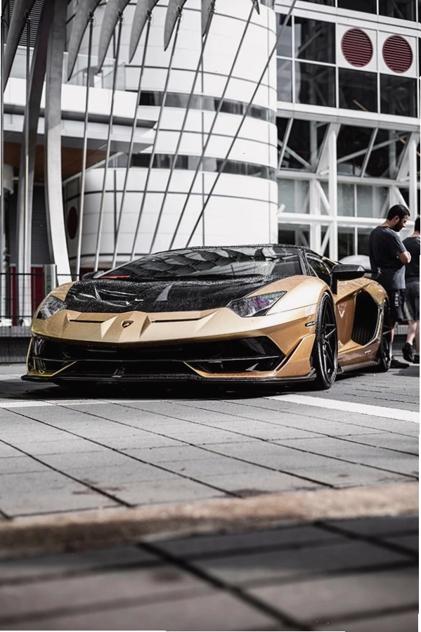 Ảnh h&igrave;nh nền Lamborghini Aventador m&agrave;u x&aacute;m đẹp nhất cho điện thoại