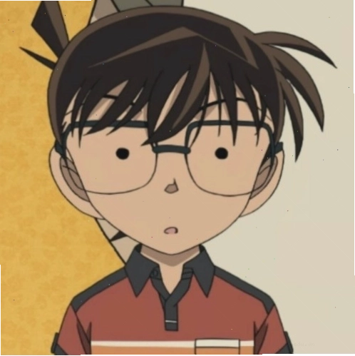 Ảnh meme Conan đang thể hiện sự quyết tâm hoặc chuẩn bị hành động