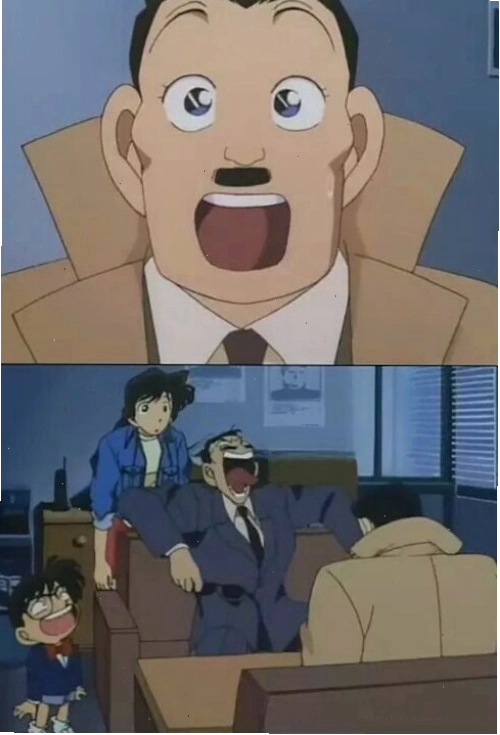 Ảnh meme Conan với biểu cảm bất ngờ hoặc ngạc nhiên trước một tình huống