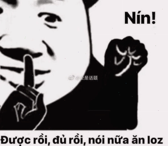 Ảnh meme gấu trúc với biểu cảm như đang cố nín nhịn điều gì đó