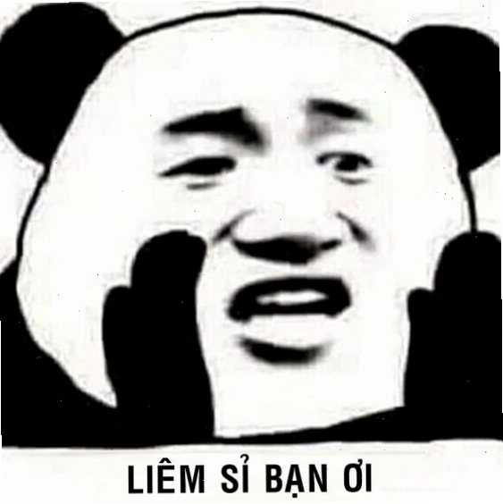 Ảnh meme gấu trúc với nụ cười nham hiểm