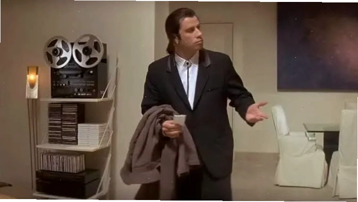 Ảnh meme 'John Travolta đang bối rối' được sử dụng để minh họa cho cảm giác ngạc nhiên hoặc khó hiểu, có thể liên quan đến meme 'absolute cinema'.