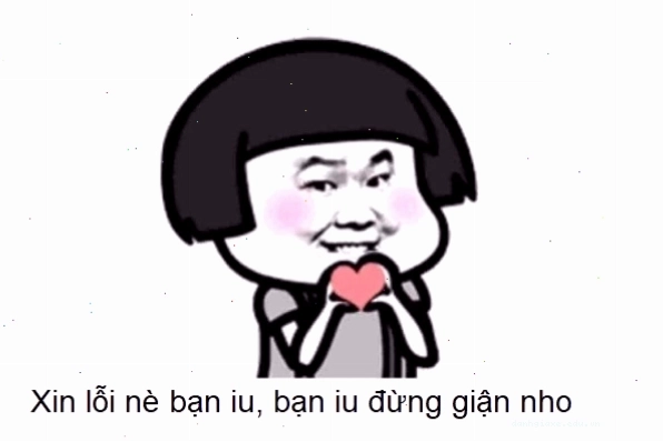 Ảnh meme một chú chó nhỏ với đôi mắt to tròn, đang nhìn chằm chằm như muốn nói lời xin lỗi.