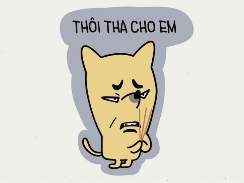 Ảnh meme thể hiện sự cầu xin, van nài được tha thứ hoặc buông tha khỏi một tình huống khó khăn