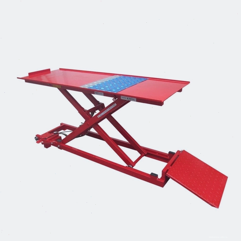 Bàn nâng xe máy mini nhỏ gọn