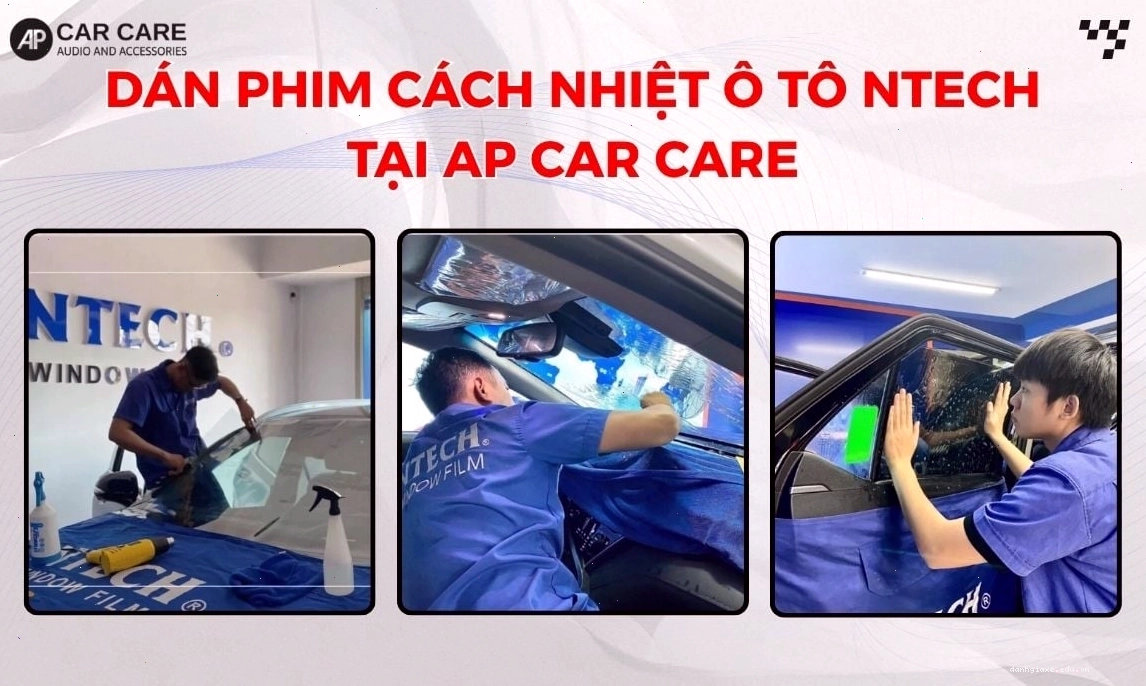 Bảng giá các gói dịch vụ dán phim cách nhiệt ô tô Ntech