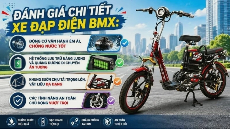 Bảo dưỡng xe đạp điện BMX tại nhà