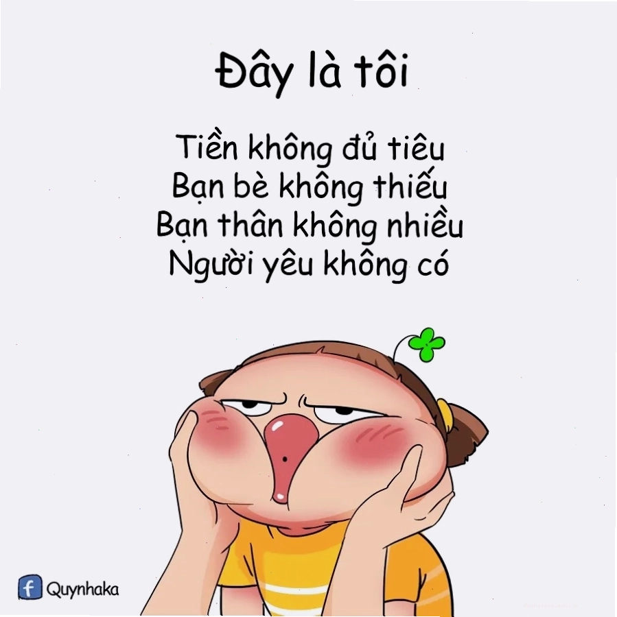 Biểu cảm hài hước của nhân vật trol trong meme, thể hiện sự sung sướng khi bản thân nghèo nhưng vẫn đi trêu chọc người khác