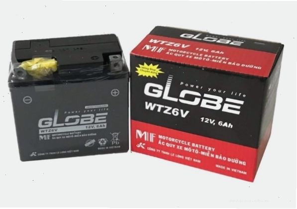 Bình ắc quy Globe WTZ6V 12V-6Ah