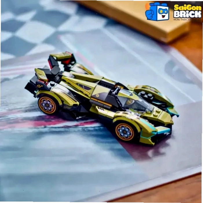 Bộ mô hình LEGO Speed Champions 76923 Lamborghini Lambo V12 Vision GT