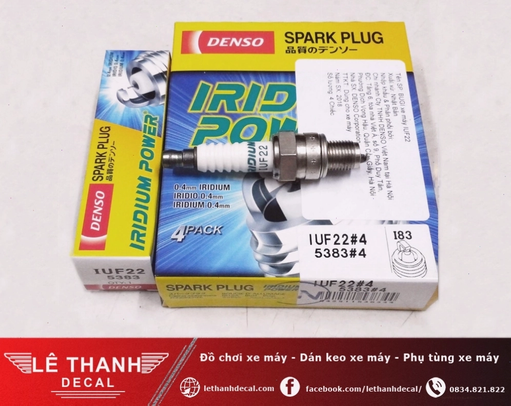 Bugi Denso Iridium chân ngắn