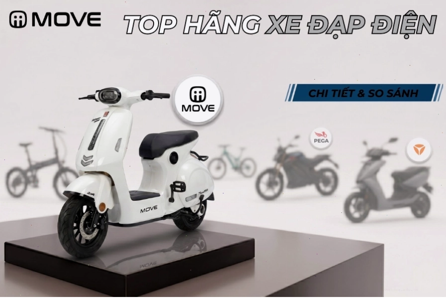 Các hãng xe đạp điện nổi tiếng và phụ tùng
