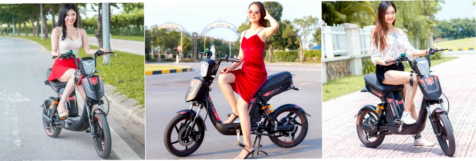 Các mẫu xe đạp điện Osakar đa dạng về kiểu dáng và màu sắc