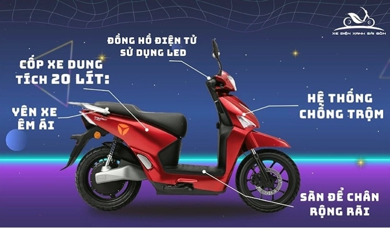 Các tiện ích và tính năng thông minh trên Yadea VoltGuard